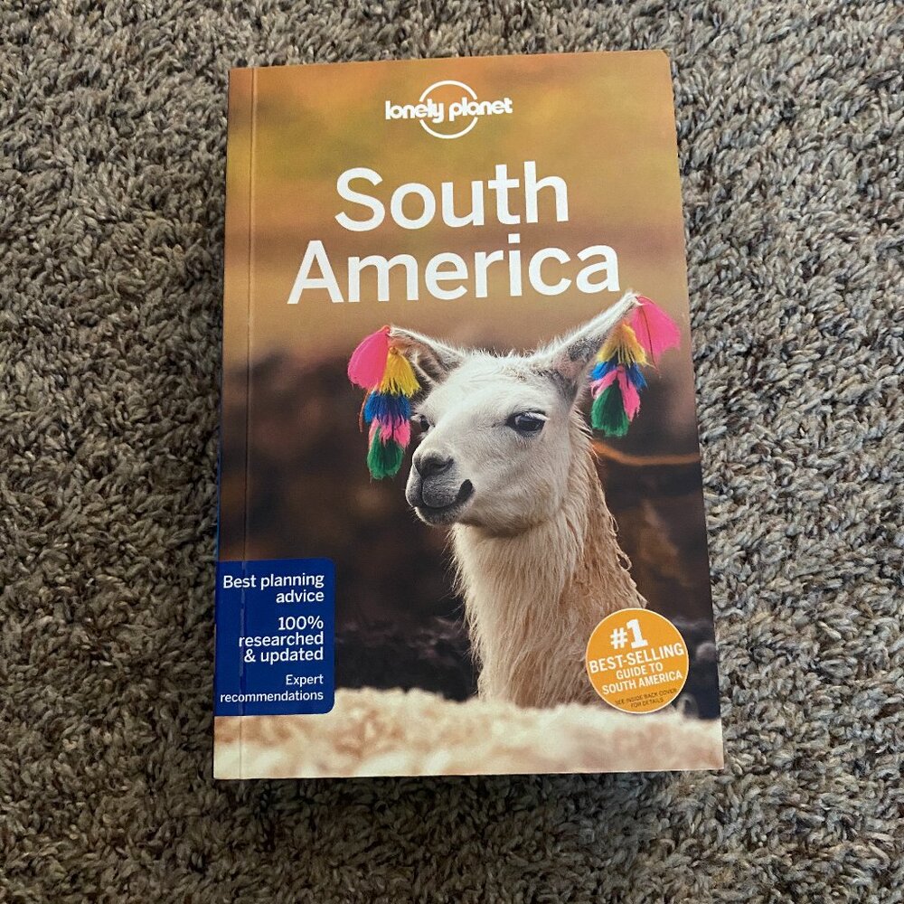 Lonely Planet South America Guide (Like New)